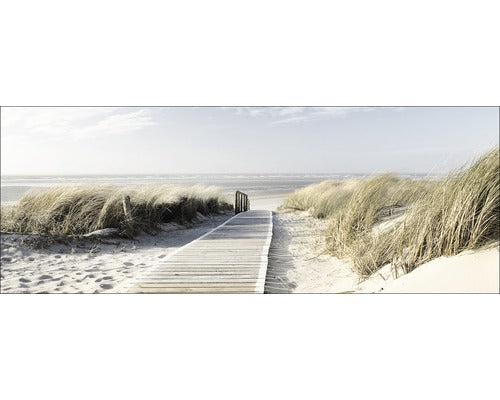 Tablou Sticla Panorama Maritima Iii 30x80 Cm