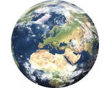 Tablou Sticla Rotund Mother Earth Ø 20 Cm