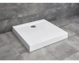 Cadita de Dus Patrata Radaway Doros C Compact, 100x100x11,5 cm, Acril, SDRC1010-05, Alb