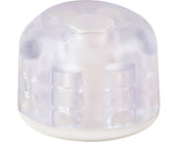 Opritor De Usa Fix Cu Prindere In Podea Ø30x23mm Plastic, Transparent