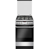 Aragaz HANSA FCMX58292, 4 zone de gatit, 50 cm, plita pe gaz, Inox