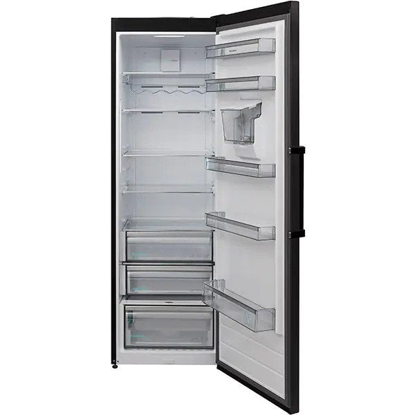 Frigider cu o usa SHARP SJ-LC41CHDAE-EU, No Frost, 390 l, H 186 cm, Clasa E, Dozator apa, Negru