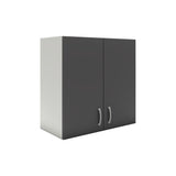 Corp Superior haaus Karo, 2 Usi, Antracit/Alb, 60 x 30 x 60 cm