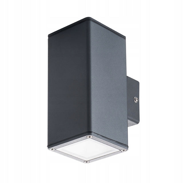 Aplica de gradina, KANLUX, Aluminiu/Sticla, Antracit, 2xGU10