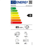 Masina de spalat vase Whirlpool WFO3O32NPX, 14 seturi, 10 programe, Clasa D, Motor Inverter, PowerClean Pro, Tehnologia al 6-lea Simt, Sistem Natural Dry, 60 cm, Inox