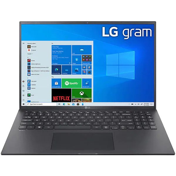 Laptop LG Gram 16Z90P, Intel Core i7-1165G7 pana la 4.7GHz, 16" WQXGA, 16GB, SSD 512GB, Intel Iris Xe Graphics, Windows 10 Home, Negru