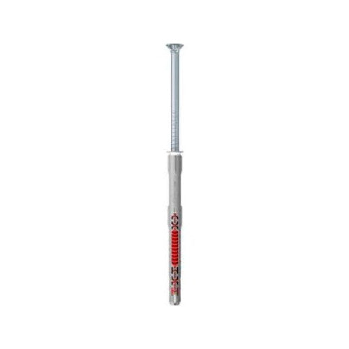 Set 50 dibluri cu surub pentru beton/zodarie, Fischer, DuoXpand, Diametru 8/10 mm, 5230 mm, Argintiu