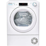 Uscator de rufe Candy CSOE H10A2TE-S, Pompa de caldura, 10 kg, Clasa E, WiFi, Easy case, Kilo detector, Alb