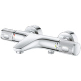 Baterie cada Grohe Precision Feel 34788000, 1/2'', aparenta, termostat, CoolTouch, Anti-oparire, diverter, Crom