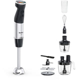 Mixer Vertical TEFAL Quickchef+ HB67G830, 0.8l, 1000W, 20 Trepte Viteza, Negru-Argintiu