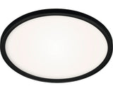 Plafoniera Cu Led Integrat Slim 18w 2400 Lumeni Ø293 Mm, Negru