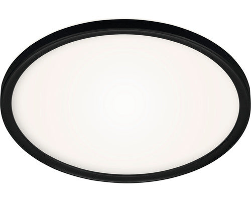 Plafoniera Cu Led Integrat Slim 18w 2400 Lumeni Ø293 Mm, Negru