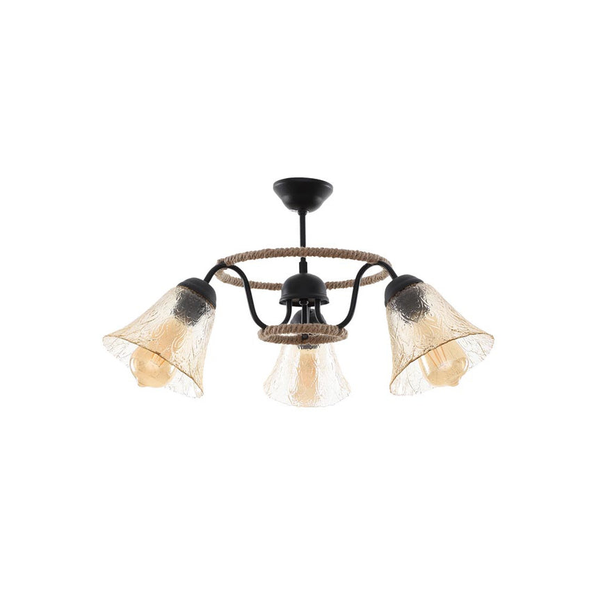 Lustra Yago Negru 3xE27 60W, FST58510