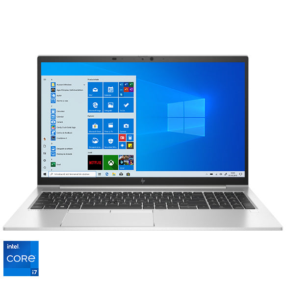 Laptop HP EliteBook 850 G8 cu procesor Intel® Core™ i7-1165G7, 15.6", Full HD, 32GB, 1TB SSD, Intel Iris Xe Grahics, Windows 10 Pro, Silver