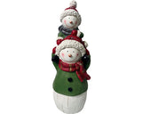Decoratiune Lafiora Oameni De Zapada Din Fibreclay H 55 Cm Alb