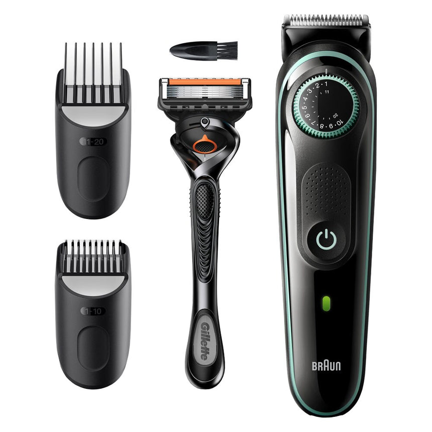 Aparat de Tuns Barba BRAUN BT3341, Acumulator, 50 Minute Autonomie, Negru