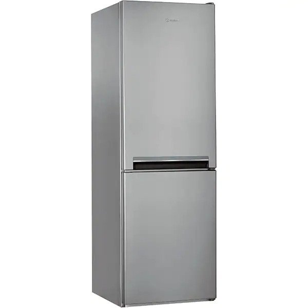Combina frigorifica Indesit LI7S1ES, 308 l, Clasa F, Fast cooling, Less frost, Fresh box, H 176 cm, Argintiu