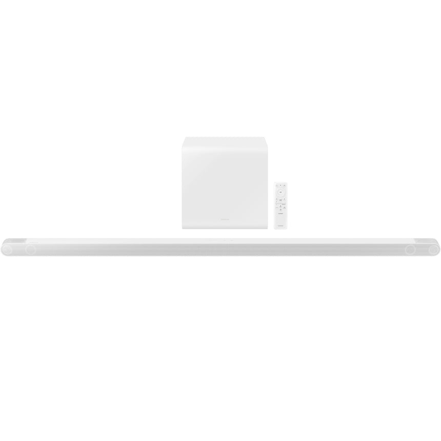 Soundbar Samsung HW-S801B, 3.1.2, 330W, Bluetooth, Dolby Atmos, Subwoofer Wireless, Ultra Slim, Alb