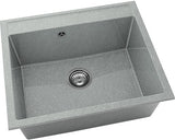 Chiuveta Bucatarie Cu O Cuva Fat Avangard 227 60x51 Cm, Fara Picurator, Granixit Platina