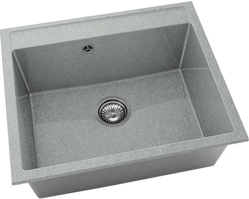 Chiuveta Bucatarie Cu O Cuva Fat Avangard 227 60x51 Cm, Fara Picurator, Granixit Platina