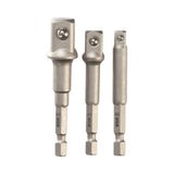 Set adaptoare chei tubulare WGB 1/4" + 3/8" + 1/2", pentru masini de gaurit/insurubat