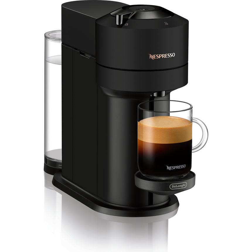 Espressor Nespresso by De'Longhi ENV120.BM Vertuo Next, 1500W, Extractie prin Centrifuzie, Conectare la telefon, Negru Mat , set capsule degustare inclus
