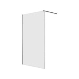 Perete lateral dus Sanotechnik Sanoflex, 115-117x195 cm, sticla securizata transparenta, profil crom