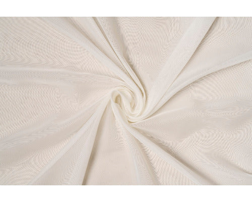 Perdea Cu Rejansa Voile, Voal Ignifugat, Uni Bej 300x245 Cm