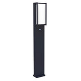 Lampa de exterior, Lutec, Metal, Lumina LED, Negru