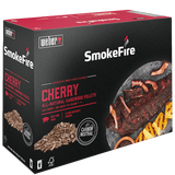 Peleti din lemn de cires pentru afumare Cherry Weber, 8 Kg