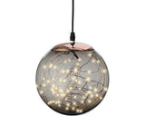 Glob Craciun Lumino 80 Micro Led-uri Ø 20 Cm Fumuriu