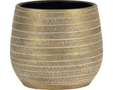 Masca Ghiveci Solano Ø 16 Cm H 14 Cm Aurie