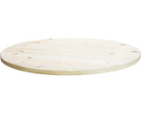 Blat Masa Lemn Incleiat Molid Calitatea A/B Grosime 27 mm Ø 600 mm