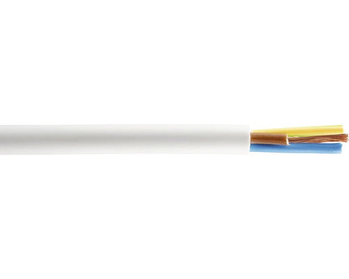 Cablu Myym (H03vv-f) 3x0, 75 Mm² Alb, Inel 50m