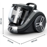 Aspirator Fara Sac ROWENTA Compact Power XXL RO4B36EA, 2.5l, 750W, 75dB, Gri