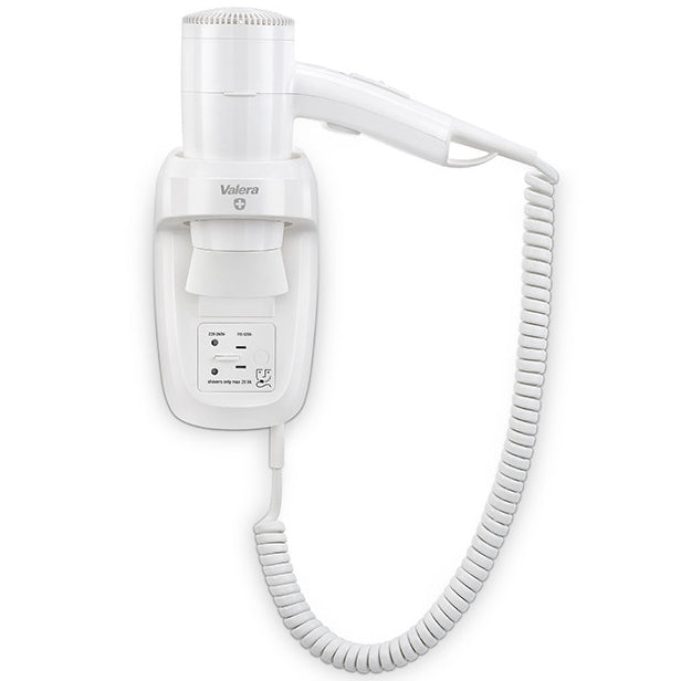 Uscator de par hotelier Valera Premium Smart 1600 Shaver 2022, 1600W, 3 trepte temperatura, 2 viteze, Montare pe perete