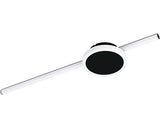 Plafoniera Sarginto, 13cm Alb/negru