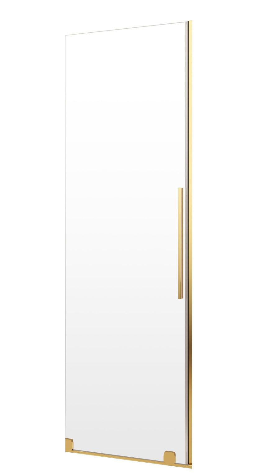 Usa Culisanta Radaway Furo Gold, Deschidere Dreapta, 60x200 cm, Sticla Securizata Transparenta, Profil Auriu