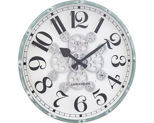 Ceas Perete Nextime Henry Alb Ø 50 Cm