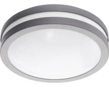 Plafoniera Cu Led Integrat Eglo Crosslink 14w 1400 Lumeni, Lumina Calda, Pentru Exterior Ip44, Argintiu/Alb