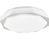 Plafoniera Cu Led Integrat Dettora 18w 1150 Lumeni Ø76 Cm, Lumina Alba 3000-6000k, Alb, Incl. Telecomanda
