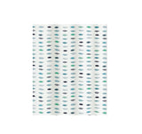 Perdea De Dus Spirella Santorini Textil 180x200 cm, Alb-Albastru