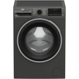 Masina de spalat rufe Beko B3WFU5721M, 7 kg, 1200 rpm, Clasa A, SteamCure, Recycled Tub, ProSmart Inverter Motor, Homewhiz, AddXtra, Manhattan Gray
