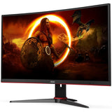 Monitor Gaming AOC, Curbat, 27", VA, FHD, 165Hz, 4ms, 1ms, FlickerFree, HDMI, DisplayPort, C27G2E/BK, Negru