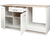 Set Mobilier Bucatarie Paros L 140 cm Decor Alb
