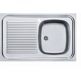 Chiuveta bucatarie Franke SXL 711, inox texturat Dekor, picurator dreapta, 800x500mm