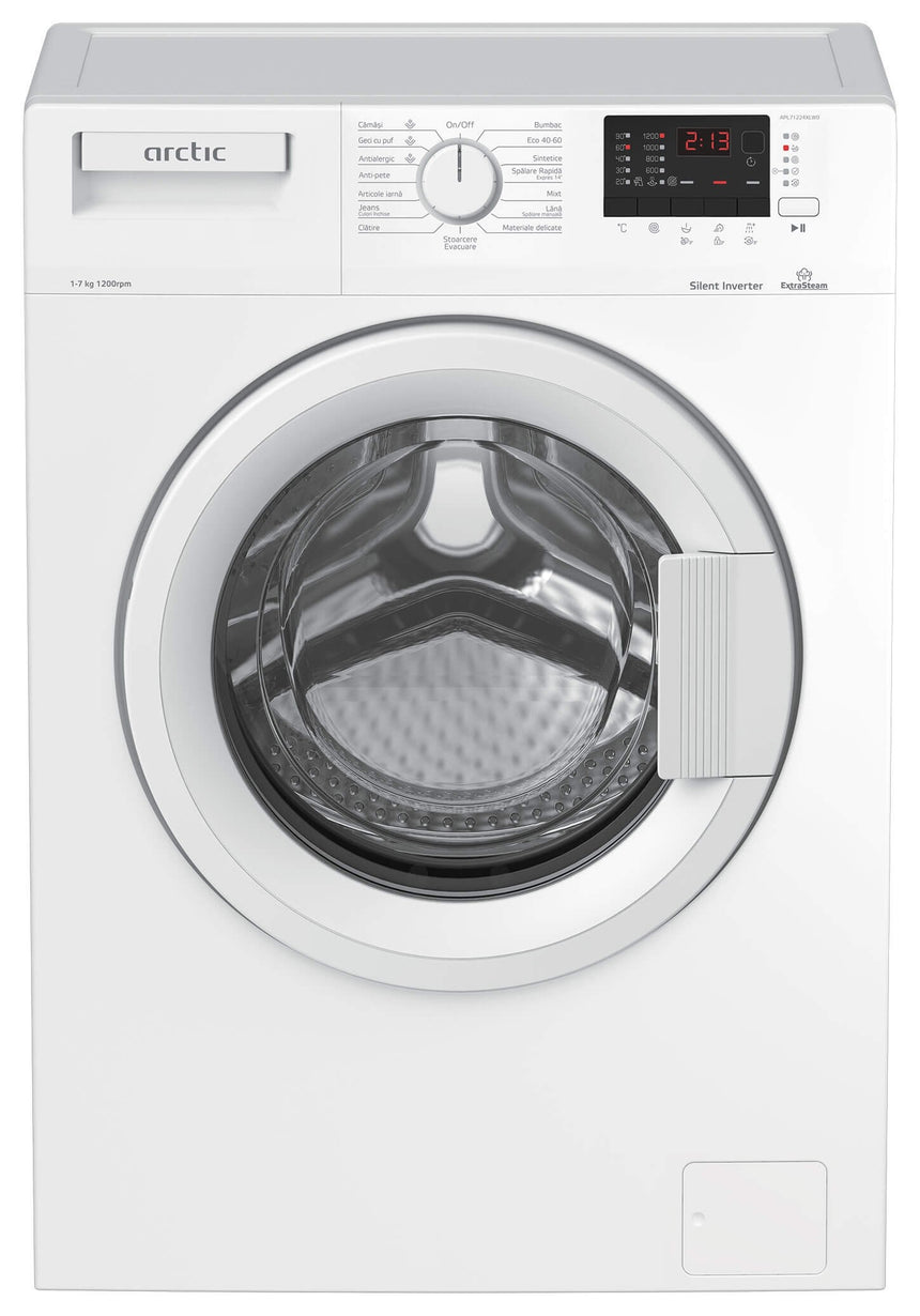 Masina de spalat rufe frontala ARCTIC APL71224XLW0, 7 kg, 1200rpm, Clasa A+++, alb