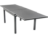 Masa Gradina Garden Place Eve Extensibila 75x90x140/280 Cm Negru/gri