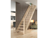 Balustrada Pentru Scara Square Luxe Ø 120 cm 92 cm Fag