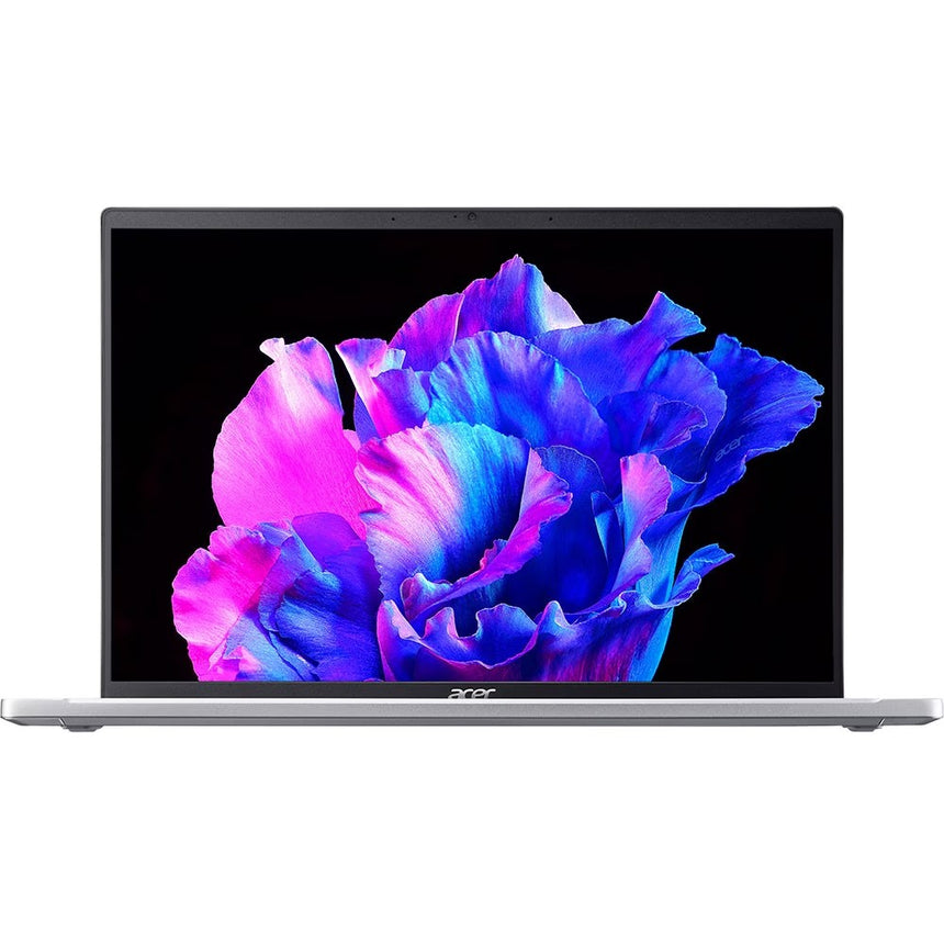 Laptop ACER Swift Go 14 SFG14-71-73YM, Intel Core i7-1355U pana la 5GHz, 14" 2.2K, 16GB, SSD 512GB, Intel Iris Xe, Free DOS, Argintiu